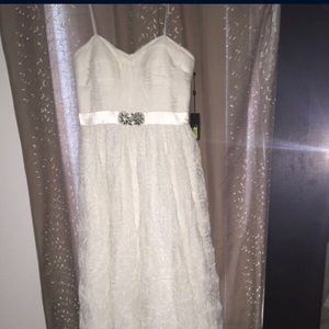 Adriana Papell wedding dress